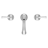 Saxton 2-Handle 8" Widespread Bathroom Faucet in Polished Chrome