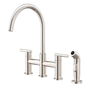 Gerber D424458SS Stainless Steel Parma Two Handle Bridge Faucet