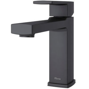 Pfister Black Deckard Single Control 1-hole Roman Tub, Trim Only RT6-1DAB