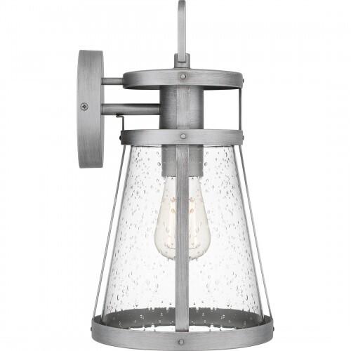 Quoizel BAB8408ABA Barber Outdoor wall 1 light antique brushed alu Outdoor Lantern