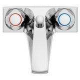 Pfirst Series 2-Handle 4" Centerset Bathroom Faucet in Polished Chrome