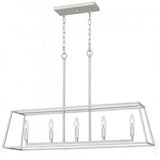 Quoizel PRC536BN Prescott Island 5 lights brushed nickel Island Light