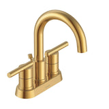 Gerber D307158 Parma Two Handle Centerset Bathroom Faucet With Metal Pop-up DRA...
