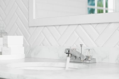 Pfister Polished Chrome Pfirst Series Centerset Bath Faucet LG143-6002