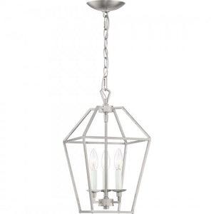 Quoizel AVY5203BN Aviary Pendant Ceiling Lighting, 3-Light, 180 Watts, Brushed Nickel (Showroom Display for Sale))