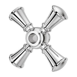 Tisbury Single Diverter Trim Handle in Polished Chrome