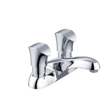 Gerber G0044340 Chrome Two Handle 4" Lavatory Metering Faucet 0.5 Gpm