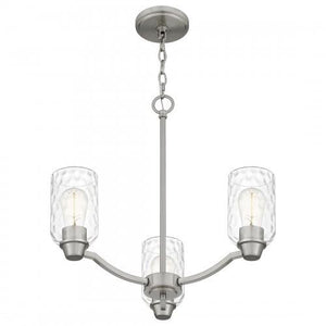 Quoizel ACA5020BN Acacia Chandelier 3 lights brushed nickel Chandelier