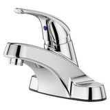 Pfirst Series Single Control 4" Centerset Bathroom Faucet in Polished Chrome