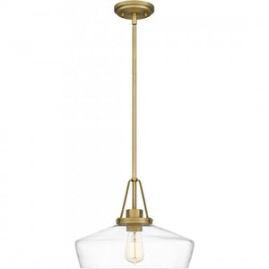 Quoizel QP5584AB Quoizel Pendant Pendant 1 light aged brass Pendant