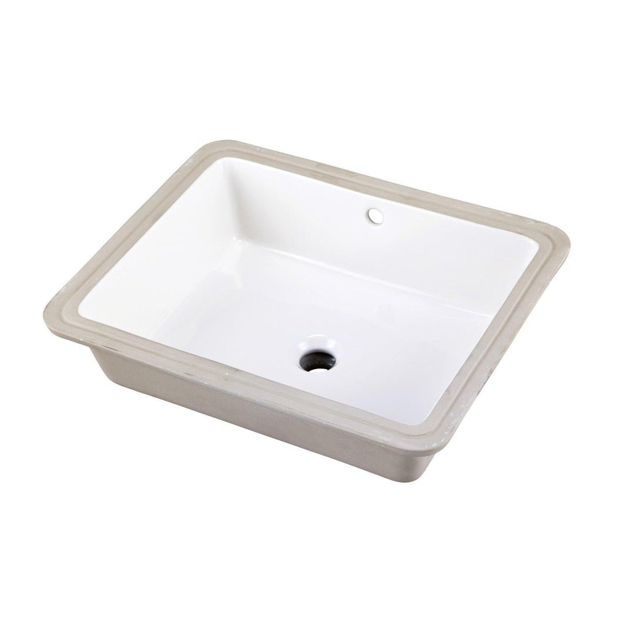 Gerber G0012791 White Wicker Park Rectangular Undercounter Bathroom Sink