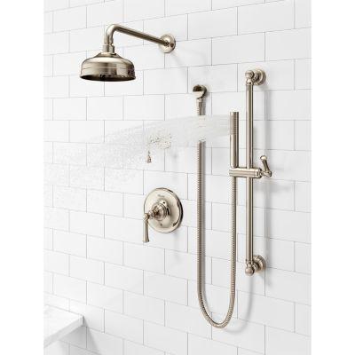 Pfister Polished Nickel Tisbury Slide Bar Kit With Hand Shower