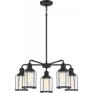 Quoizel LUD5026EK Ludlow Chandelier 5 light earth black Chandelier