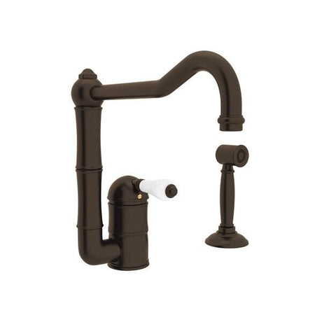 ROHL A3608LPWSTCB-2 Acqui® Kitchen Faucet With Side Spray