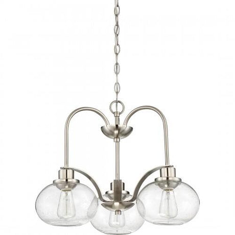 Quoizel TRG5103BN Trilogy Chandelier 3 light down brsh nikl Chandelier