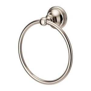 Tisbury Towel Ring in Polished Nickel