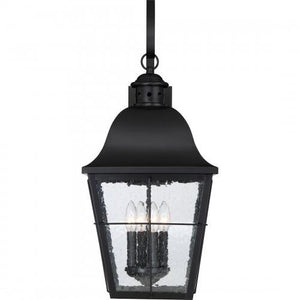 Quoizel MHE8412K Millhouse Outdoor wall jumbo mystic blck Outdoor Lantern