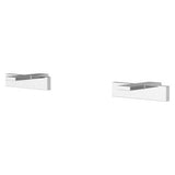 Verve Cross Handle Kit for Widespread, Roman Tub and Thermostatic Shower in Polished Chrome