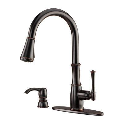 Pfister Tuscan Bronze Wheaton Pull-down Kitchen Faucet