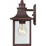 Quoizel CCR8406CU Chancellor Outdoor wall lantern 5.5" copper bronze Outdoor Lantern