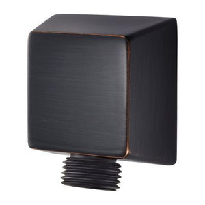 Shower Square Drop Elbow in Tuscan Bronze