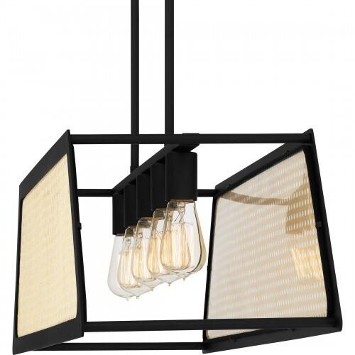 Quoizel SYA536MBK Syrah Island 5 lights matte black Island Light