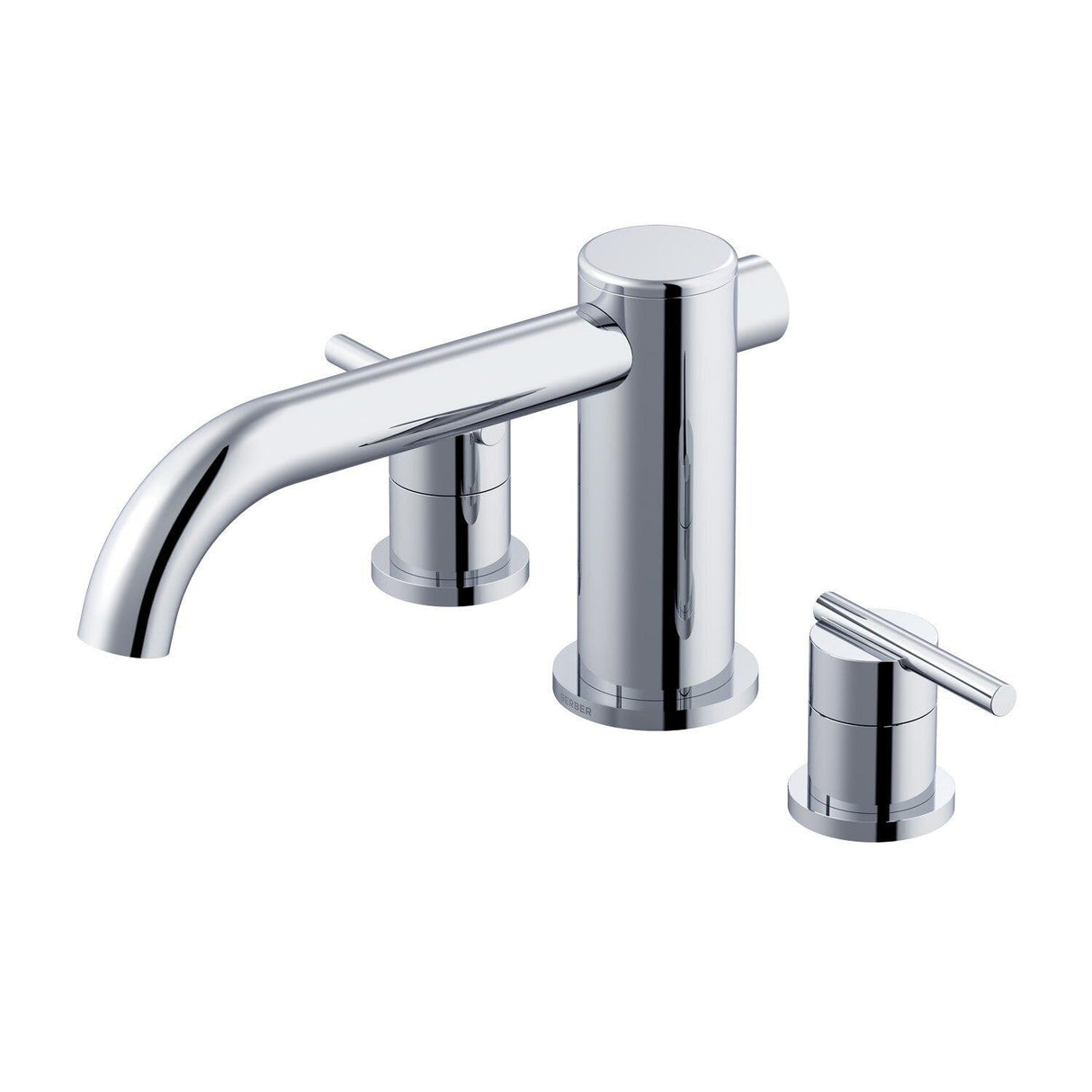 Gerber D305658BNT Brushed Nickel Parma Three Piece Roman Tub Trim Kit