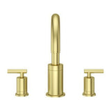 Contempra 2-Handle Roman Tub Trim Handles in Brushed Gold