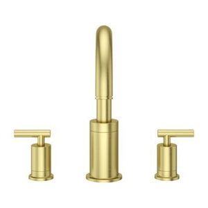 Pfister Brushed Gold Contempra 3-hole Roman Tub, Trim Only RT6-5NCBG