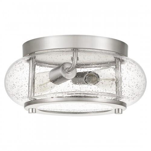 Quoizel TRG1612BN Trilogy Flush mount 2 light brushed nickel Flush Mount