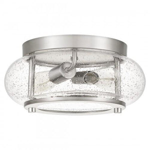 Quoizel TRG1612BN Trilogy Flush mount 2 light brushed nickel Flush Mount