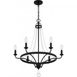 Quoizel ADL5026MBK Adelaide Chandelier 6 lights matte black Chandelier