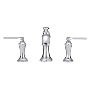 Gerber D304128 Chrome Draper Two Handle Widespread Lavatory Faucet