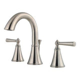 Saxton 2-Handle 8" Widespread Bathroom Faucet in Brushed Nickel