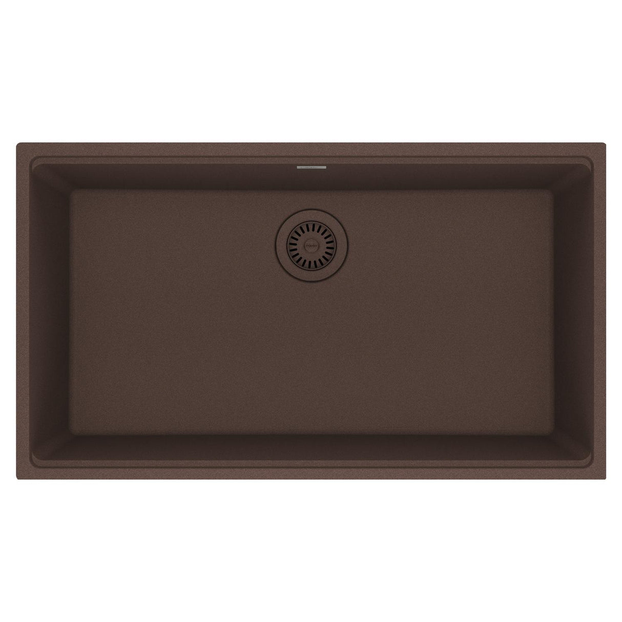 FRANKE MAG11031-MOC Maris Undermount 33-in x 18.94-in Granite Single Bowl Kitchen Sink in Mocha In Mocha