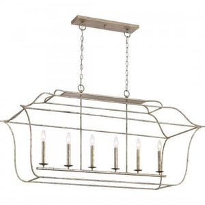 Quoizel GLY648CS Gallery Island light century silver leaf Island Light