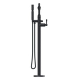 Gerber D300557BST Satin Black Traditional Floor Mount Tub Filler Trim Kit With HANDSH...