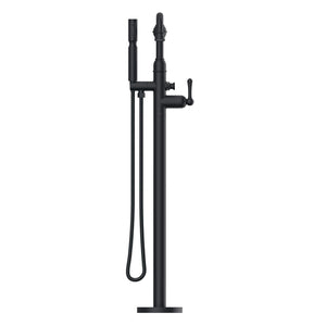 Gerber D300557T Chrome Traditional Floor Mount Tub Filler Trim Kit With Handshower