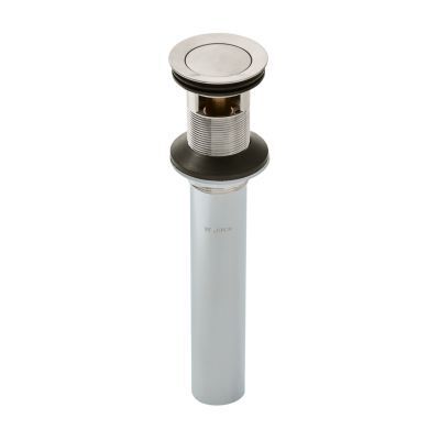 Pfister Brushed Nickel Push and Seal All Metal Drain 972-101J