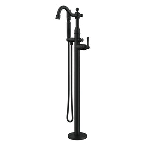 Gerber D300557T Chrome Traditional Floor Mount Tub Filler Trim Kit With Handshower
