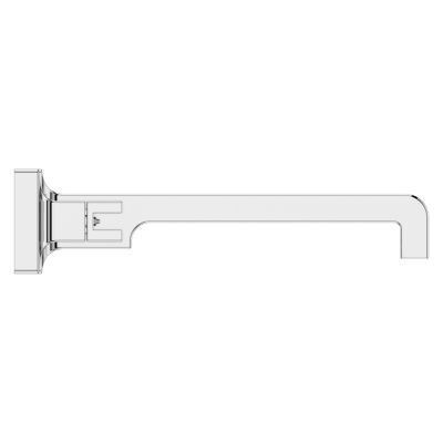 Polished Chrome 2-handle 8" Widespread Wall Mount Bathroom Faucet W... LG49-VRV3C
