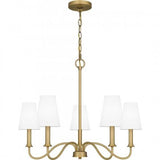 Quoizel BTY5026AB Beatty Chandelier 5 lights aged brass Chandelier