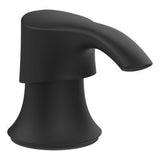 Pfister Transitional Round Soap Dispenser with SoloTilt in Matte Black