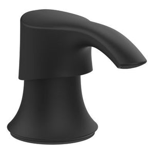 Pfister Transitional Round Soap Dispenser with SoloTilt in Matte Black