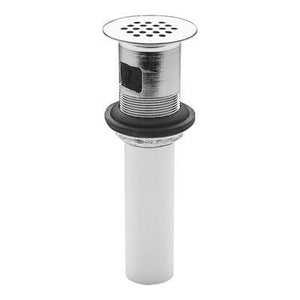 Grid Strainer with Overflow in Polished Chrome