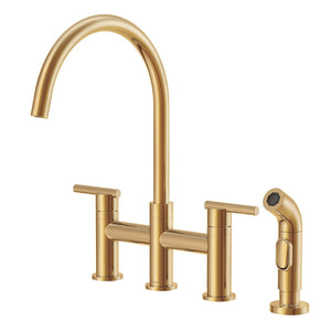 Gerber D424458SS Stainless Steel Parma Two Handle Bridge Faucet