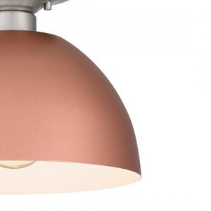 Quoizel QSF5575MRG Quoizel Semi-Flush Mount Semi flush 1 light matte rose gold Semi-Flush Mount