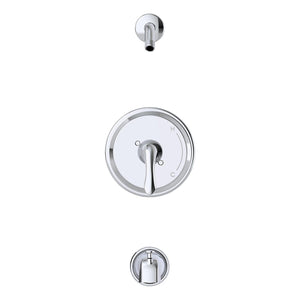Gerber G00G9153LSBNTC Brushed Nickel Viper Single Handle Tub & Shower Trim Kit & TREYSTA(...