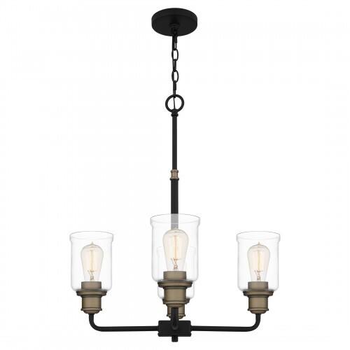 Quoizel COX5021MBK Cox Chandelier 4 lights matte black Chandelier