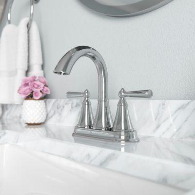Pfister Polished Chrome Saxton Centerset Bath Faucet LG48-GL0C